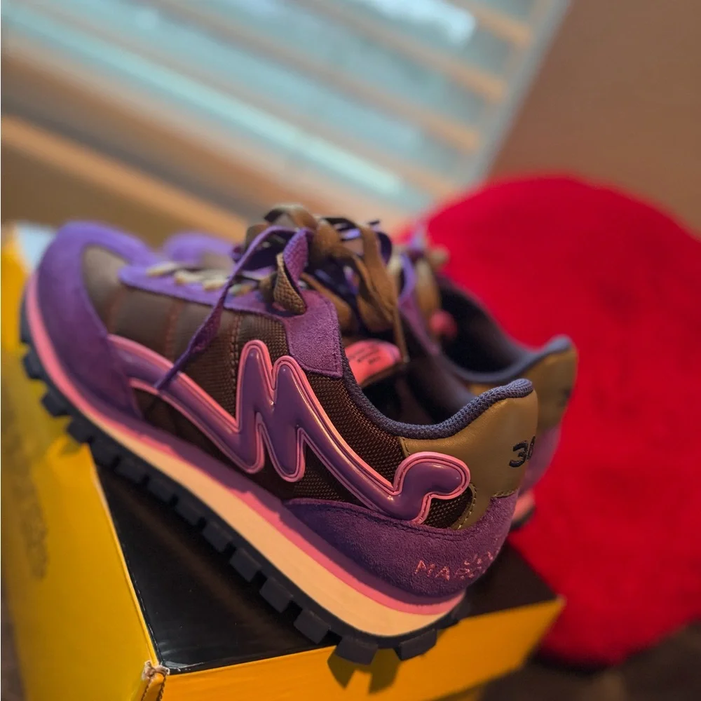 Purple and Pink Jogger Sneakers - Picture 6 of 10